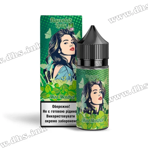 Набор для самозамеса Flavorlab Lady Salt 30 мл (50 мг) - Mint Menthol (Мята, Ментол)